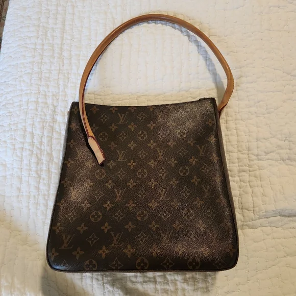 Louis Vuitton Brown Monogram Looping GM Shoulder Bag with Vachetta Leather - Picture 2 of 12
